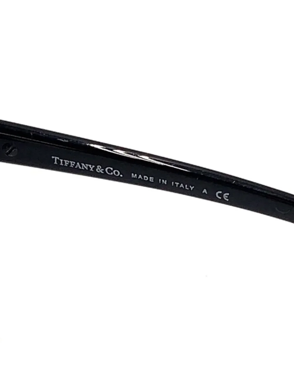 Tiffany & Co Bicolor Frame Acetate Metal Pink Black Sunglasses Gold Eyewear